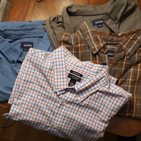 Multiples Other - Bundle 4 mens short sleeve Shirts 3XLT